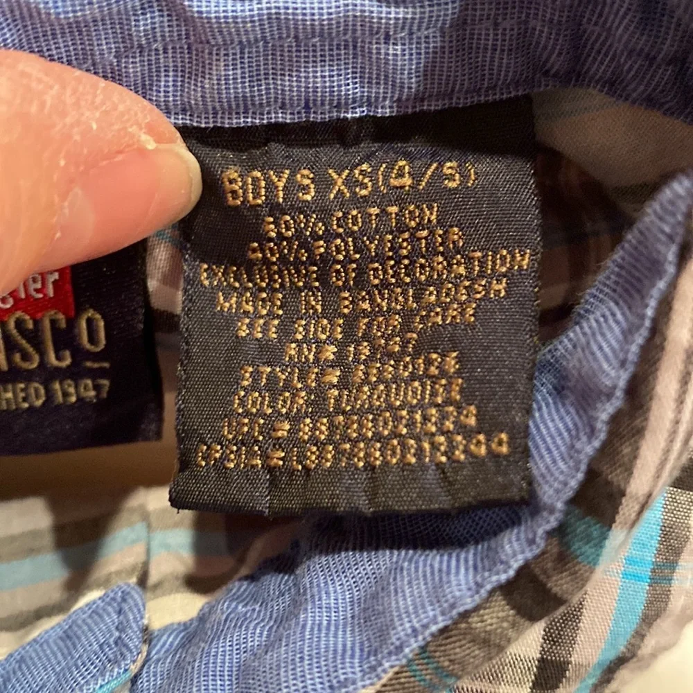 Boys Wrangler shirt size XS 4/5